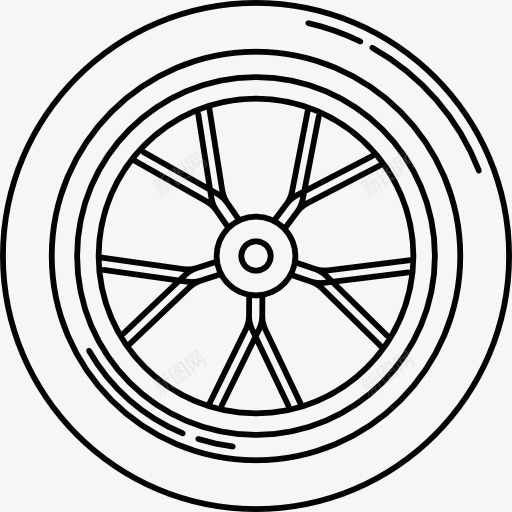 轮图标png_新图网 https://ixintu.com 轮子 运输车