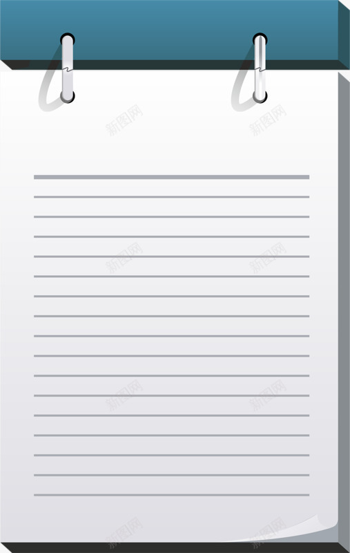 创意笔记本png免抠素材_新图网 https://ixintu.com 学习 本子 横格 横格纸张 笔记本