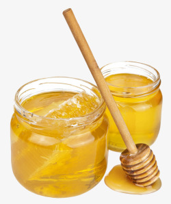 黄色养生蜂蜜素材