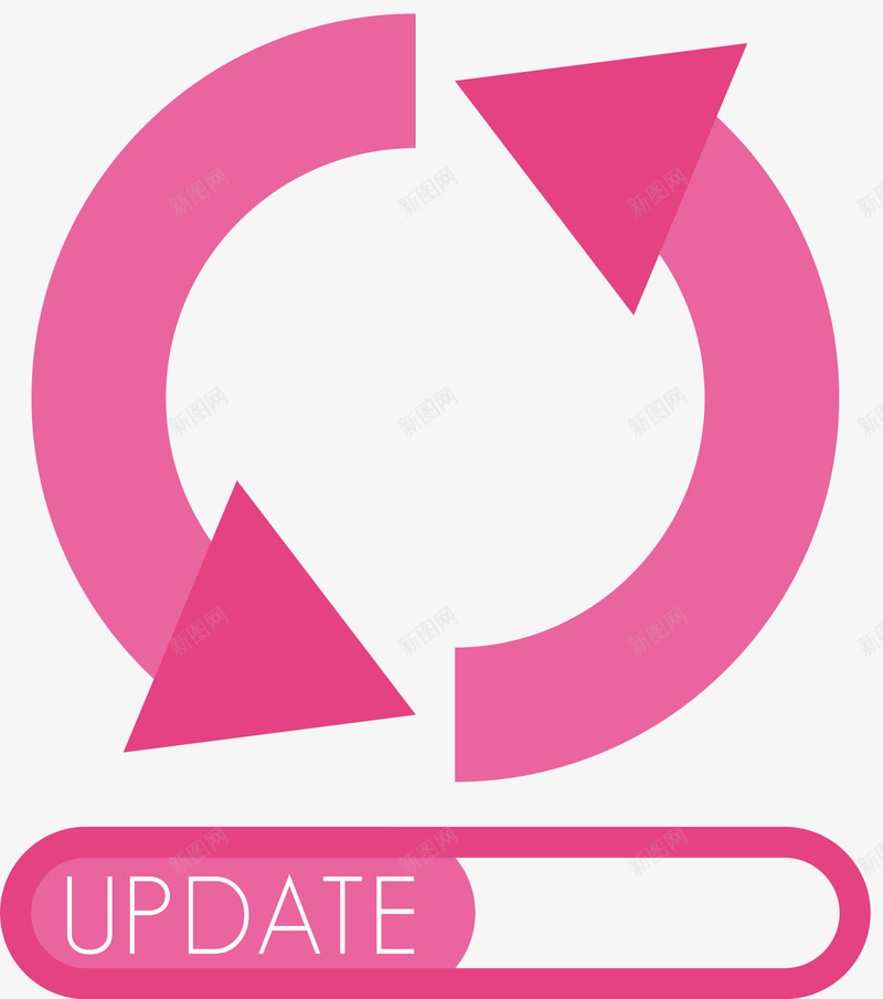 浅粉色卡通图标png_新图网 https://ixintu.com 卡通图标 循环更新 更新 更新图标 浅粉色 矢量图标