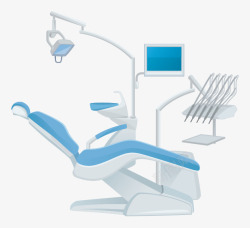 牙医椅子修牙手术床高清图片