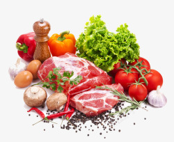 牛肉番茄米粉生鲜食物高清图片