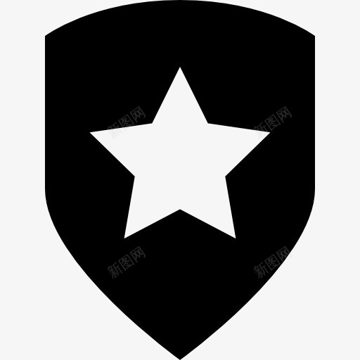 安全之星标志图标png_新图网 https://ixintu.com 安全 工具 星星 标志 界面 盾牌 象征