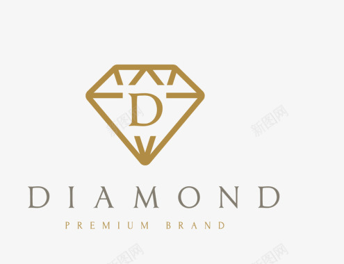 钻石logo矢量图图标图标