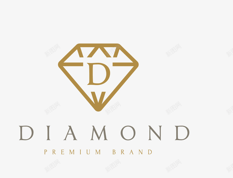 钻石logo矢量图图标eps_新图网 https://ixintu.com logo 创意logo 矢量logo 矢量图