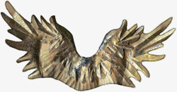 金属制展开的翅膀素材