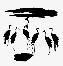中国道教中国风水墨画高清图片