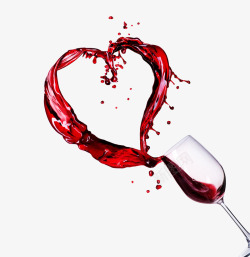 酒葡萄酒飞溅的红酒和酒杯创意装饰高清图片
