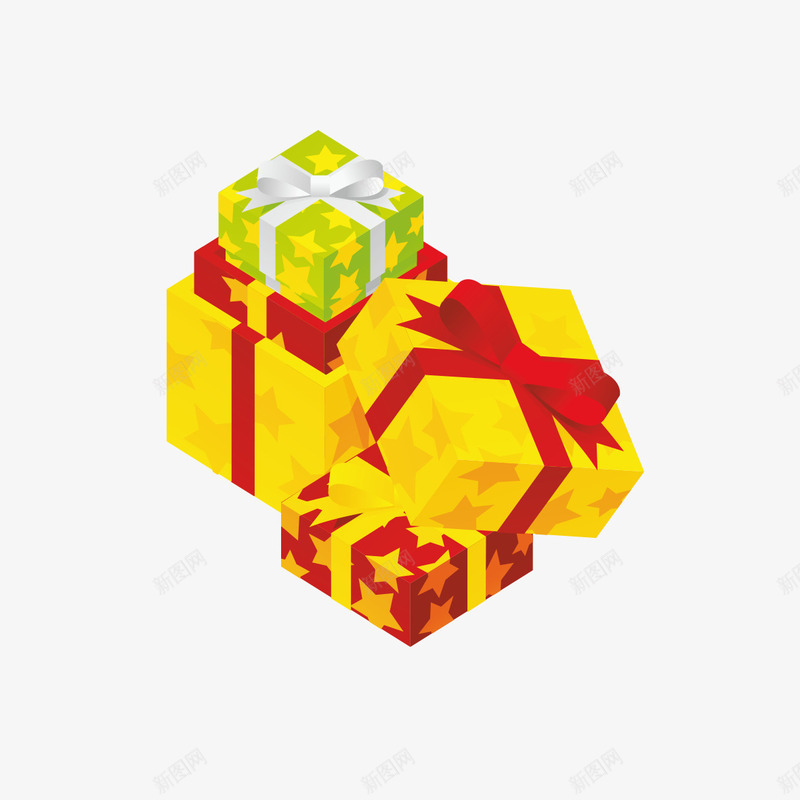 彩色礼物盒子样式png免抠素材_新图网 https://ixintu.com 彩色 样式 盒子 礼物 礼物盒子