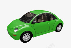 汽车模具绿色的小汽车模型高清图片