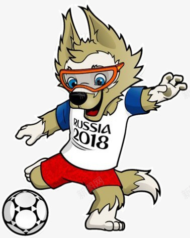 2018俄罗斯世界杯吉祥物png免抠素材_新图网 https://ixintu.com 公仔 卡通 卡通吉祥物 吉祥物