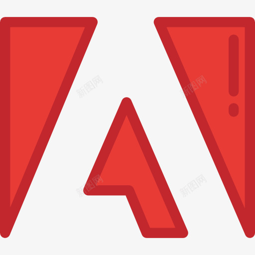 Adobe图标png_新图网 https://ixintu.com Adobe公司 品牌 品牌和标志 标志