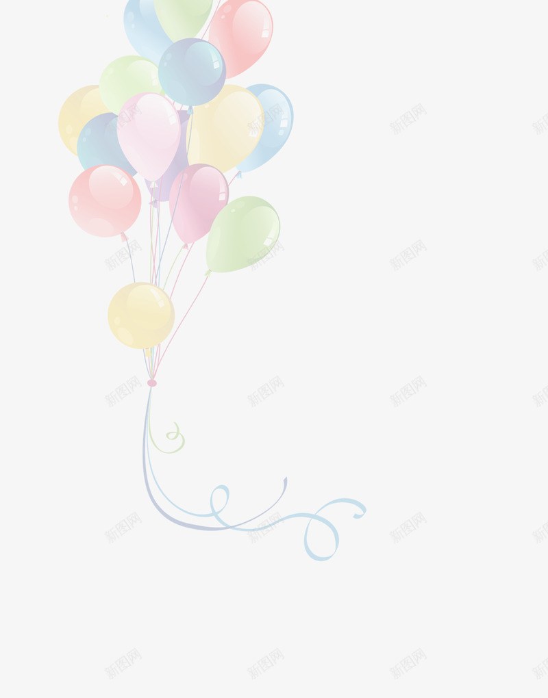 气球png免抠素材_新图网 https://ixintu.com 五彩缤纷 儿童节 气球 童趣