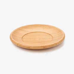 西餐木盘子带有圈纹的木盘子高清图片