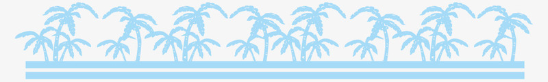 淡蓝色海岸椰林创意边框边条png免抠素材_新图网 https://ixintu.com 创意边框边条 海岸椰林 淡蓝色 淡蓝色海岸椰林创意边框边条