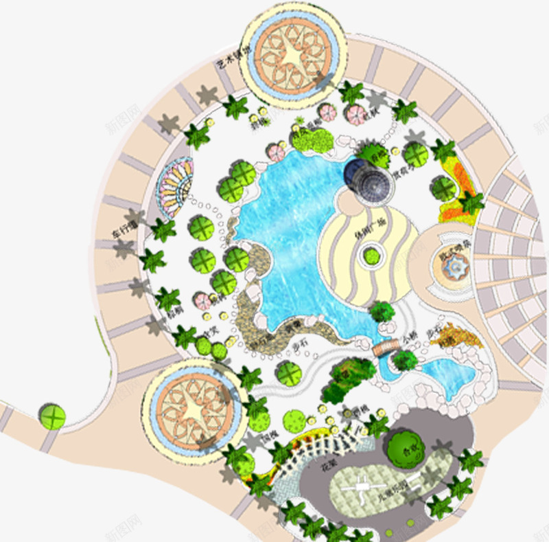 手绘室内建筑平面图png免抠素材_新图网 https://ixintu.com 室内 平面图 建筑