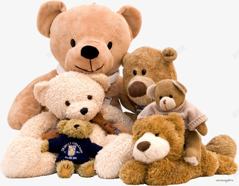一堆毛绒玩具熊png免抠素材_新图网 https://ixintu.com 产品实物 可爱的毛绒玩具 大的毛绒玩具 小只的毛绒玩具 毛绒熊 熊 物品堆放 玩具 玩具熊