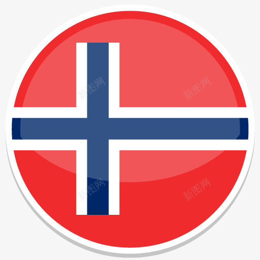 挪威平圆世界国旗图标集png_新图网 https://ixintu.com norway 挪威