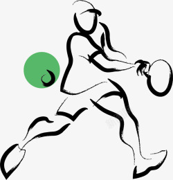 矢量网球logo设计体育项目LOGO图标高清图片