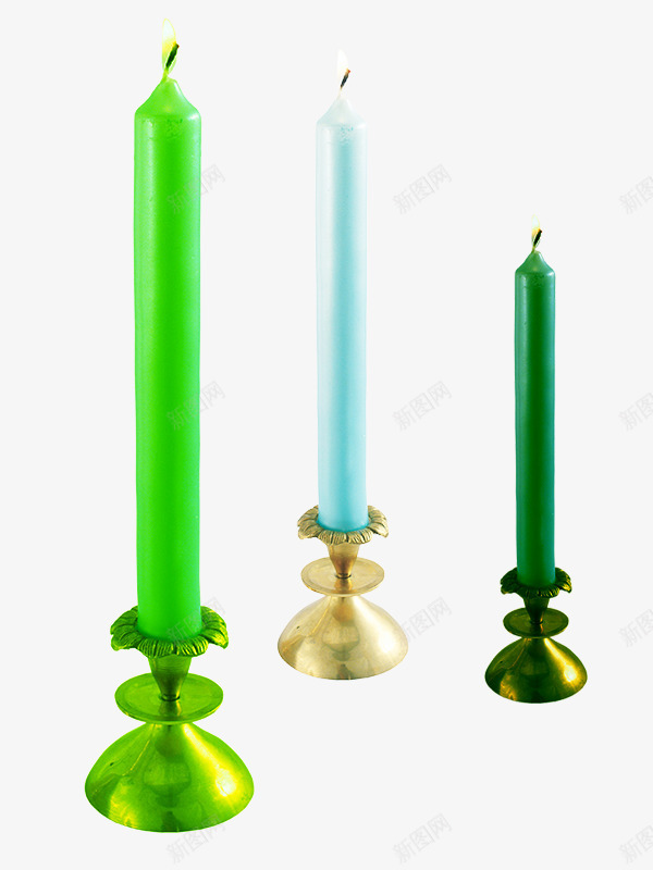 彩色蜡烛和金属支架png免抠素材_新图网 https://ixintu.com 喜悦氛围素材 白色蜡烛 绿色蜡烛 金色金属支架