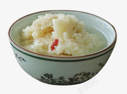 米酒糯米小碗里的糯米酒酿高清图片