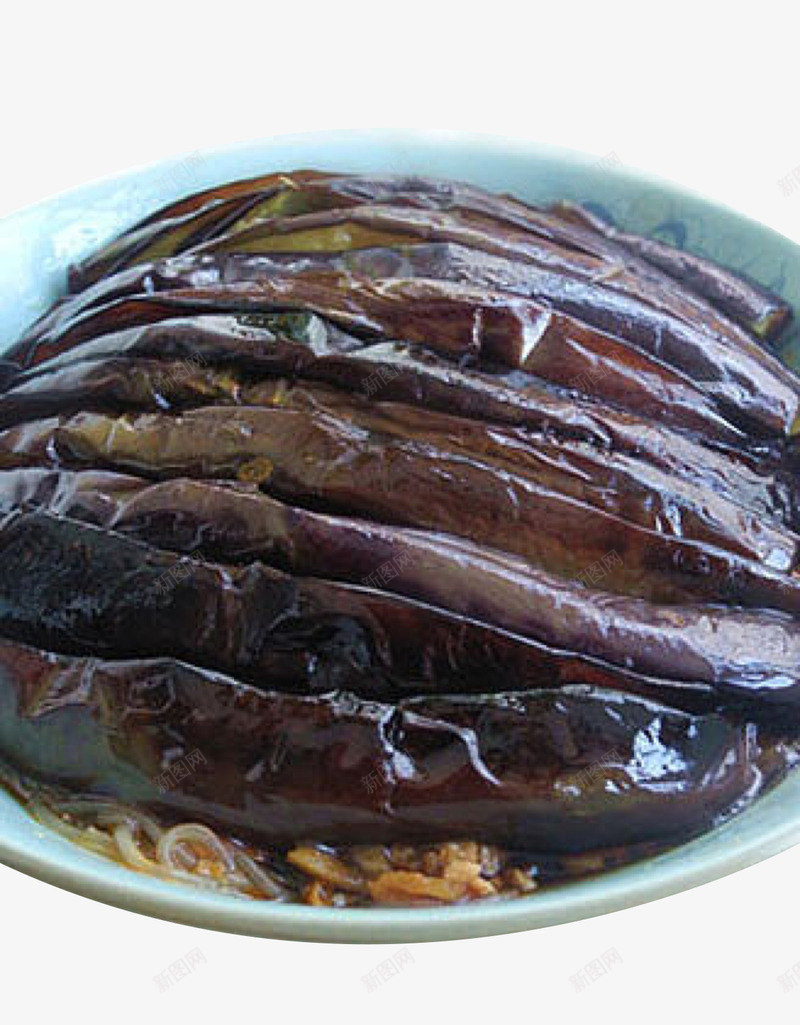 茄子扣肉png免抠素材_新图网 https://ixintu.com 东坡肉 东坡茄子 实物图 家常菜 茄子 蒸煮