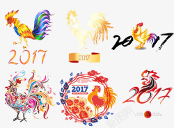 金鸡元素素材