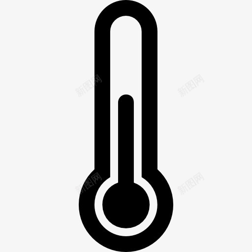 温度计工具符号图标png_新图网 https://ixintu.com 天气 天气填山楂 工具 控制 温度 温度计