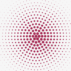 抽象波点图枚红色发散波点花纹高清图片