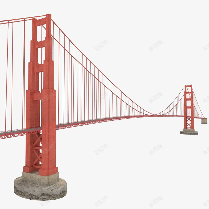 红色弧形状铁索桥png免抠素材_新图网 https://ixintu.com 大桥 弧形桥 红色大桥 红色弧形状铁索桥 铁索 铁索桥