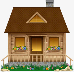 美式房子美式小木屋高清图片