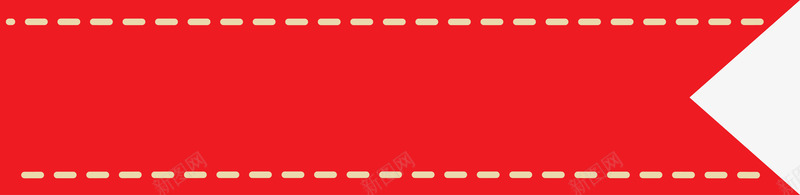 传统的缺角红丝带png免抠素材_新图网 https://ixintu.com 丝带 丝带招牌 丝带横幅 复古 显眼色块 标题 横幅 红丝带 红丝条 红色 装饰 颜色