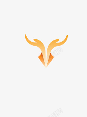 鹿头logo图标图标