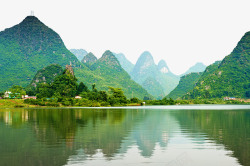 桂林山水png素材金鸡河水库高清图片