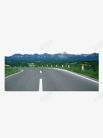 高速公路风景png免抠素材_新图网 https://ixintu.com 公路 绿色 风景