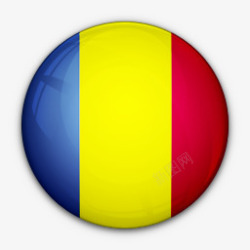 romania国旗对罗马尼亚世界国旗图标高清图片