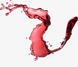 红酒喷发液体优雅素材