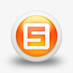 标志广场有光泽的橙色球体的社交图标png_新图网 https://ixintu.com logo spurl square 广场 标志