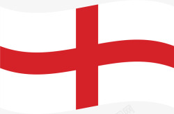 英格兰国旗矢量图素材