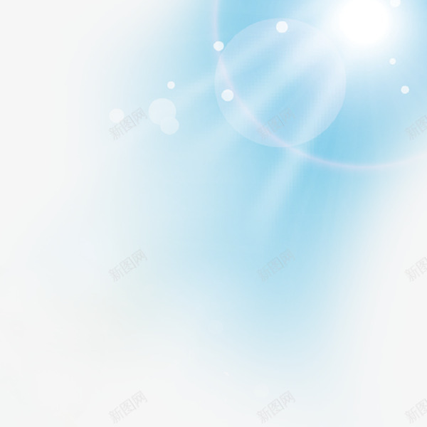 蓝色光线png免抠素材_新图网 https://ixintu.com 光照效果 光照窗影 发散 扩散 温暖光束 简约