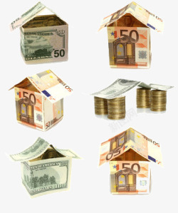 纸钱房子的成本高清图片