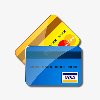 水晶风格信用卡图标png_新图网 https://ixintu.com 信用卡 图标 水晶 银联卡 银行卡