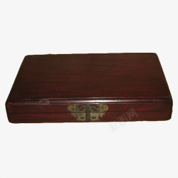 红木盒子古典的书盒高清图片