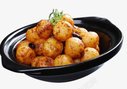 土豆实物图孜然小土豆高清图片