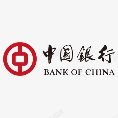 金融财务中国银行标志图标图标