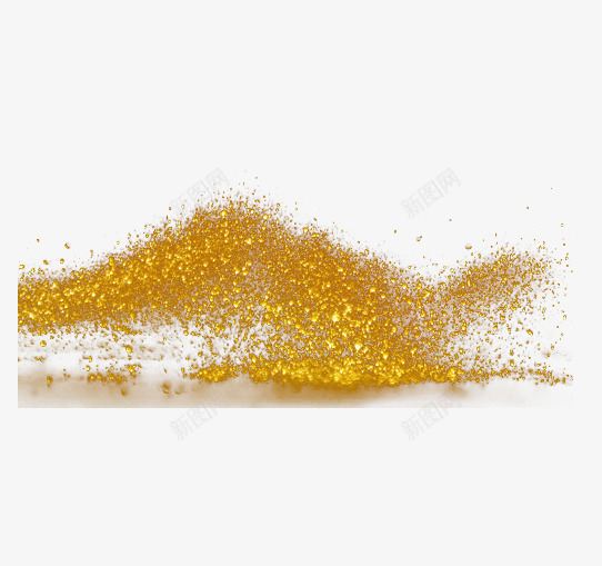 金色的颗粒png免抠素材_新图网 https://ixintu.com 沙子 磨砂 粉 金子 金沙颗粒