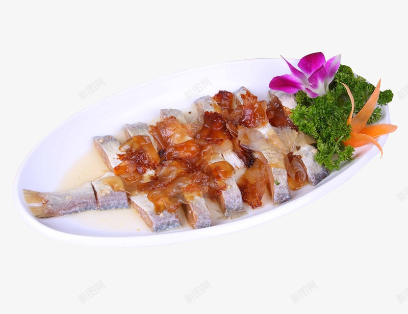 海蜇蒸腊鱼png免抠素材_新图网 https://ixintu.com 海蜇 海蜇蒸腊鱼 海鲜 腊鱼 酒店佳肴