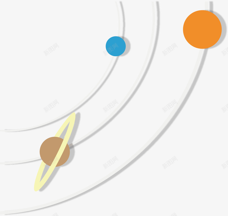 星球轨迹png免抠素材_新图网 https://ixintu.com 星球 行星