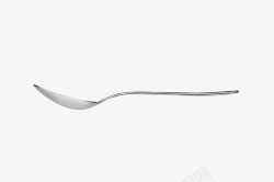 不锈钢铁勺不锈钢汤匙的侧面高清图片