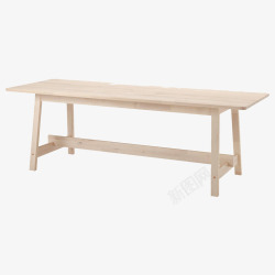 长方形实木桌子素材